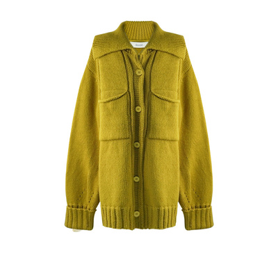 soolrok松未韵一粗针毛衣外套