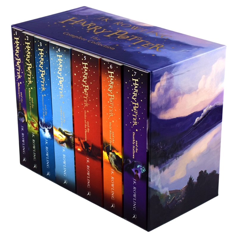 哈利波特 英語原版 原版書籍 英文正版全集 Harry Potter 哈利波特 1-7全套 英版 可搭與魔法石密室 小說 jk羅琳【中商原版】