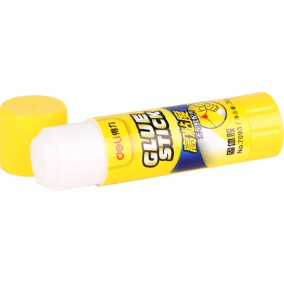 1支装得力透明固体胶棒