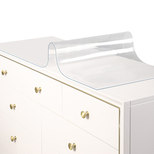 简约耐脏鞋柜垫桌垫子防水防油免洗软玻璃塑料PVC水晶板桌布定制