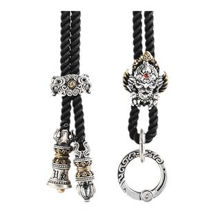 大鹏鸟绳链丨琢匠藏传饰品麻花绳扣项链挂绳DIY手绳配饰编织绳子