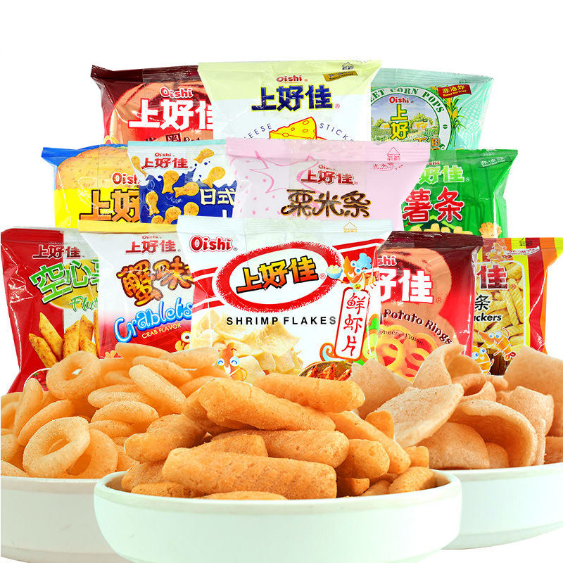 上好佳薯片整箱口味混装大礼包