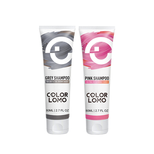 固色洗发水粉色红色灰色固色洗头水护色染色锁色补色卡洛美洗发露