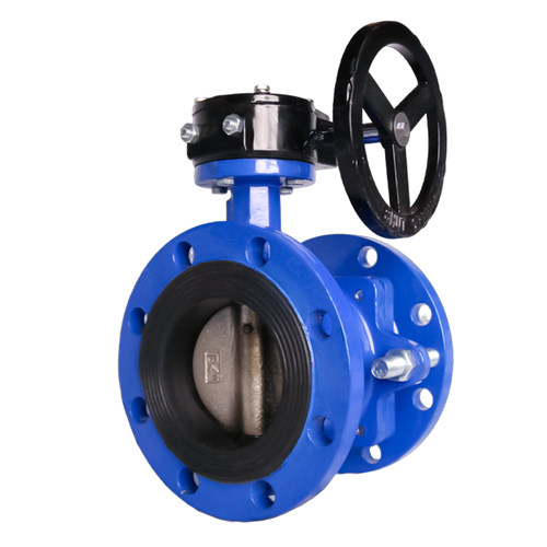 法兰式涡轮伸缩蝶阀SD341X-16Q手动调节长度软密封球磨铸铁国标体