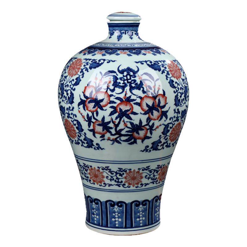 青花瓷陶瓷酒瓶景德镇手绘仿古