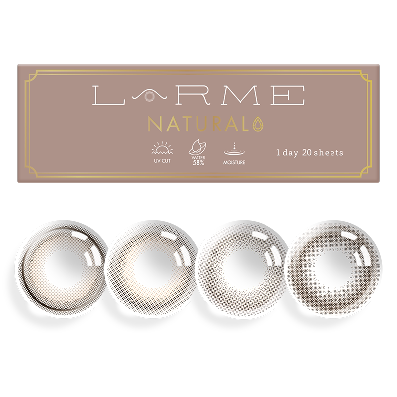 【自然融瞳】Larme非离子美瞳彩色隐形眼镜清透马卡龙 日抛20片