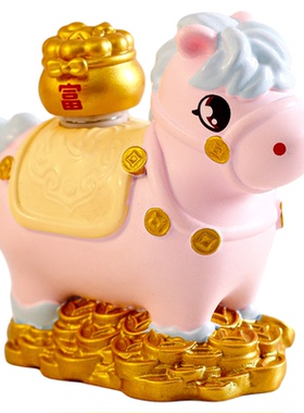 马年吉祥物公仔盲盒桌面装饰摆件