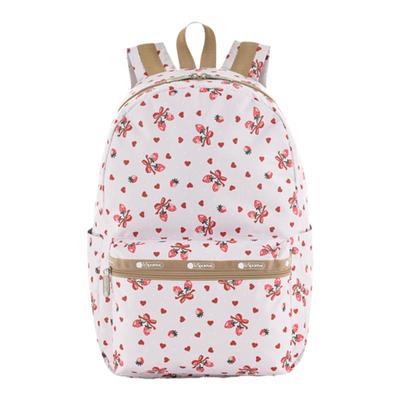 LeSportsac印花大容量双肩包