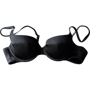 浙锦【简·爱】BLACK TEMPTATION黑色真丝文胸桑蚕丝女士大胸内衣