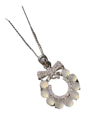 荔枝冻白玉髓佛公戒指 水灵水灵 轻奢白玉髓太阳花锆石项链百搭