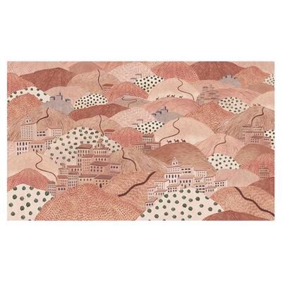 花婧壁画墙布儿童房墙布背景墙纸