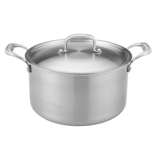 皖骄子316不锈钢汤锅加厚加深22cm24cm26cm28cm30 32无铆钉炖蒸锅