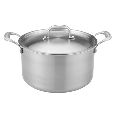 皖骄子加深不锈钢汤锅无铆钉设计