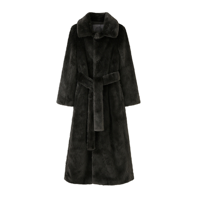 COMMON VALUE 「 河堤 La jetée 」进口皮草大衣长款外套