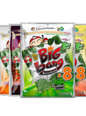 taokaenoi老板仔50g*3大片装海苔