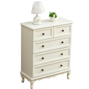 五斗柜实木美式斗柜简约现代收纳柜卧室五斗橱轻奢客厅柜子储物柜