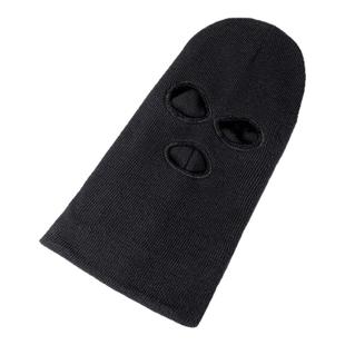 帽子面具飞虎队凤凰战士头套男保暖加绒加厚防风头罩露眼黑色面罩