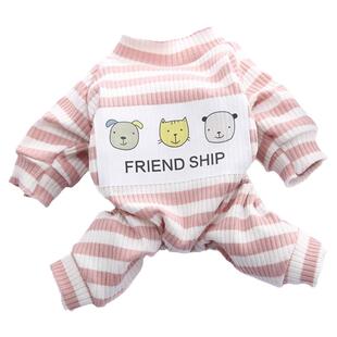 猫咪衣服秋冬季防掉毛睡衣四脚布偶英短蓝猫幼猫宠物春夏狗狗家居