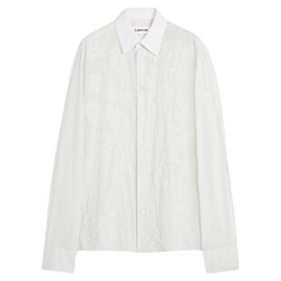 【新年甄选】LANVIN浪凡 2025年新品男士花卉长袖衬衫