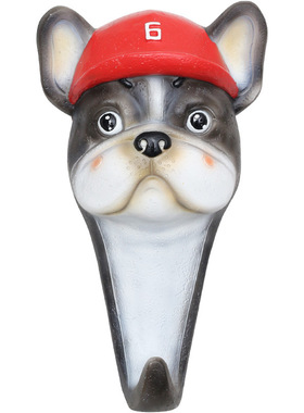 巴哥周边玄关家居树脂法斗衣帽钩