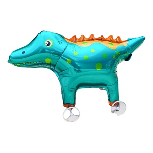 滑轮恐龙组合气球走路带轮动物卡通宝宝生日装饰夜市摆摊户外玩具