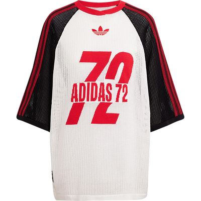 Adidas/阿迪达斯正品三叶草女士经典运动透气网面球衣短袖KD2269