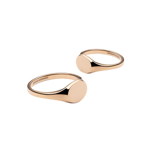 【新品】DW情侣对戒 CLASSIC系列印章戒指 玫瑰金色耳饰生日礼物