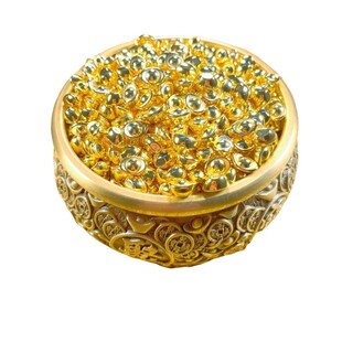 仿真迷你小元宝塑料电镀实心创意摆件玩具配件配饰装饰品实心