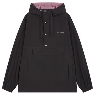 Champion冠军梭织连帽夹克男2025冬季新款休闲套头上衣工装风女秋