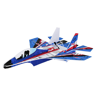 儿童电动手抛泡沫飞机会飞充电小滑翔机玩具战斗机手工拼装航模型