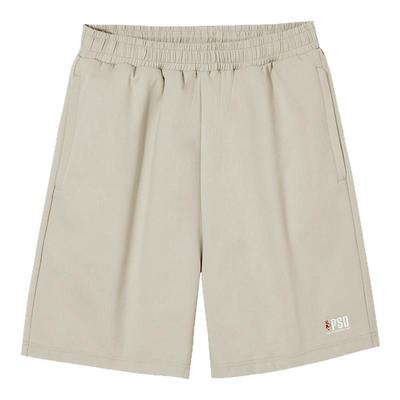 PSO Brand男装女装刺绣运动针织黑色短裤男款夏休闲沙滩中腰直筒