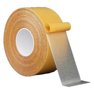 布基网格双面胶带超强粘力可撕不留痕婚庆地毯墙面学生手工透明胶