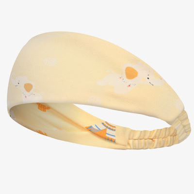 月子发带纯棉防头风月子帽