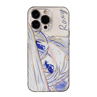洛琪希线稿无职转生iPhone14华为MATE80苹果13创意红米NOTE15透明动漫12ProMax小众软小米17适用16PLUS手机壳