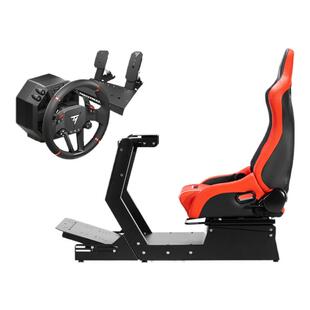 图马思特T598P座椅支架套装赛车模拟器全套设备F1游戏方向盘PNS支架GTM红色图马斯特TGT2汽车驾驶舱开车GT7