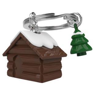 圣诞节 度假雪屋卡通钥匙扣挂件 比利时metalmorphose有趣礼物