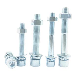 8.8级镀锌内六角圆柱头螺栓组合套装杯头螺丝钉M4M5M6M8M10-M20