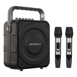 山水K58S户外广场舞音响蓝牙新款音箱便携话筒K歌一体机官方旗舰