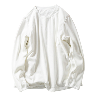 【可机洗鹅绒】冬季90拒水鹅绒男女情侣款长袖保暖羽绒打底T恤