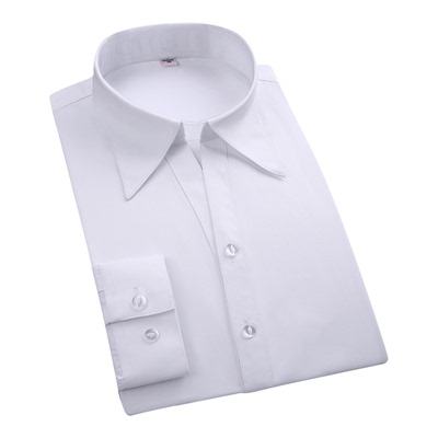 新款灰色商务休闲职业装通勤衬衫