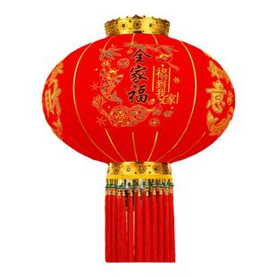 2026过年免插电感光太阳能大红灯笼春节大门口阳台一对中国风宫灯