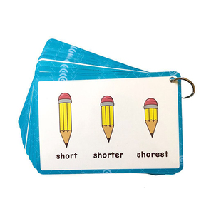 英语形容词变化规则卡小达人点读英文启蒙卡片教室教具