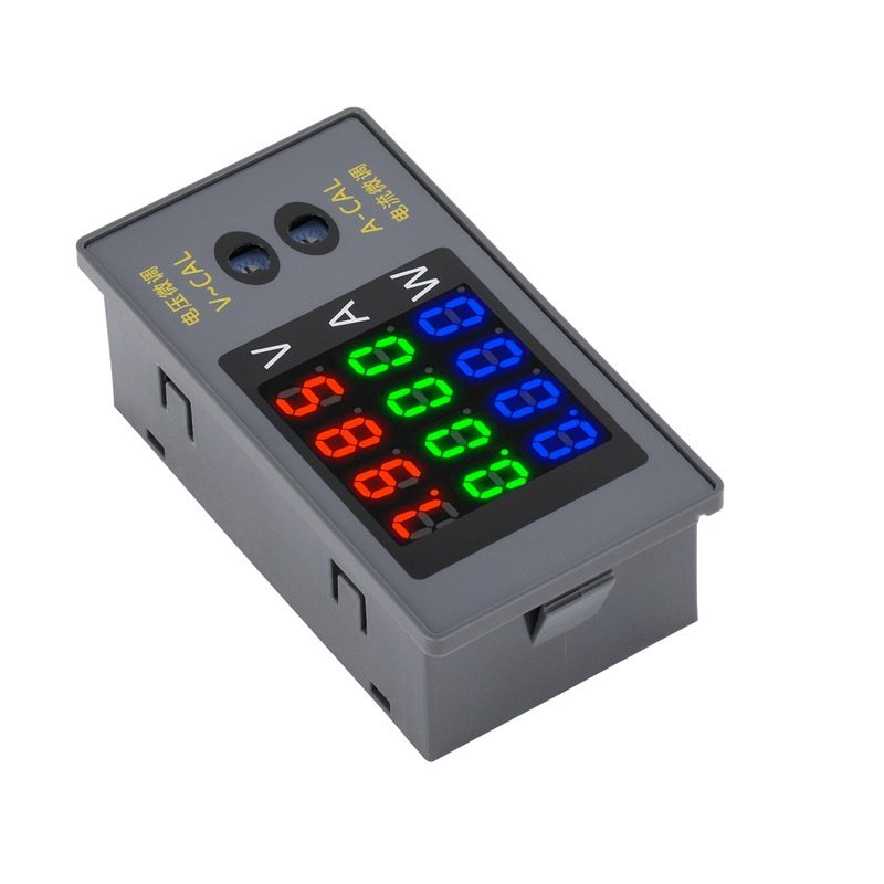 DC730四位数码LED高精度数字电流电流计电压微调电压支持功率显示