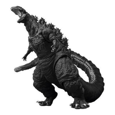 有货 万代S.H.MonsterArts 哥斯拉2016第四形态黑白胶片 可动手办