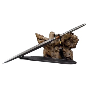 霸王枪手工红缨枪锻打长矛马槊长枪赵云枪刀剑户外武术兵器未开刃