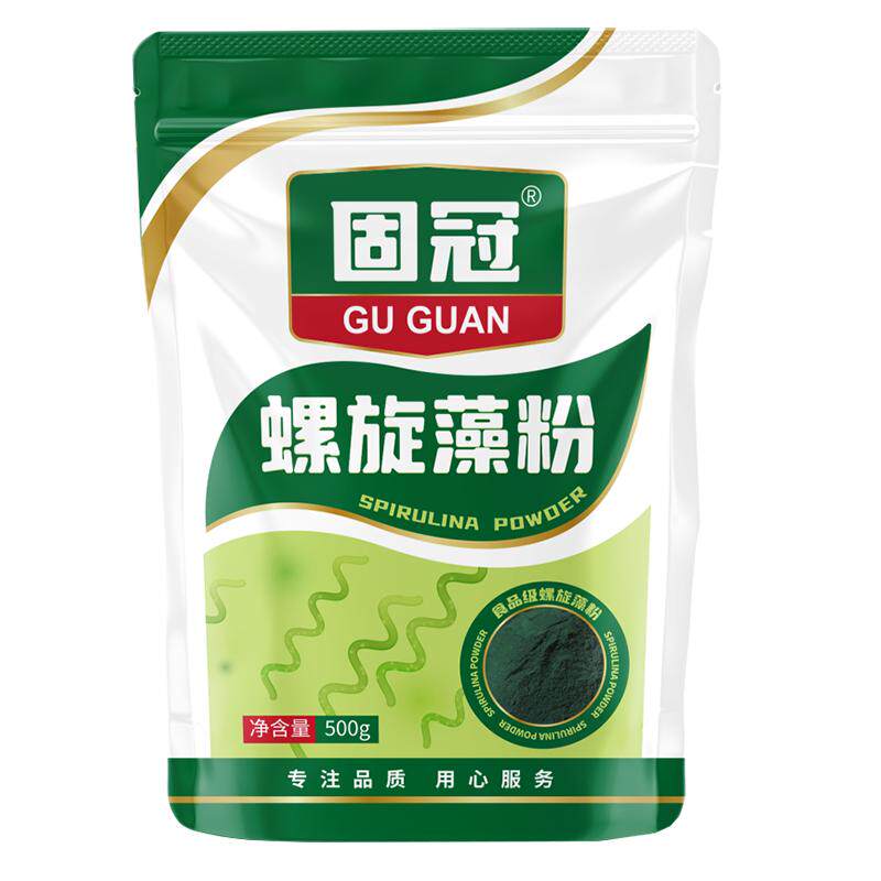 云南程海湖螺旋藻粉500g人食用