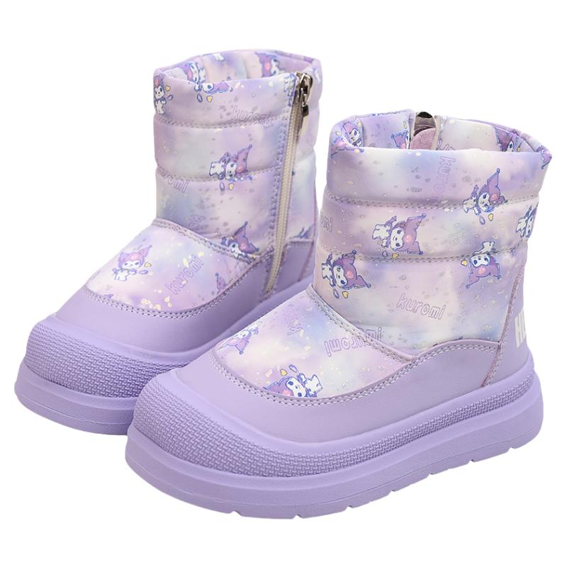 女童雪地靴防水防滑加绒保暖靴