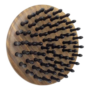 谭木匠正品蜗牛指环梳插齿护发梳黑檀绿檀材质按摩梳送好友友礼物