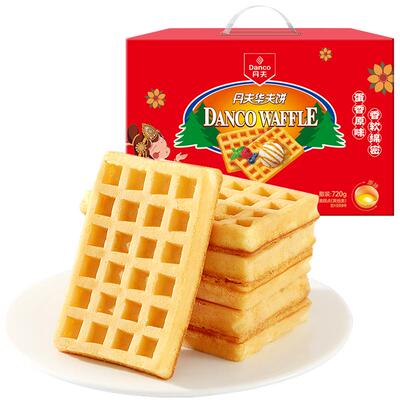 丹夫华夫饼松软可口开袋即食