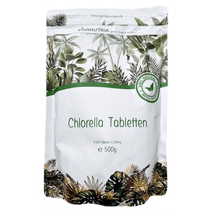 德国破壁蛋白核小球藻片绿藻营养细胞排--毒素垃圾2000片